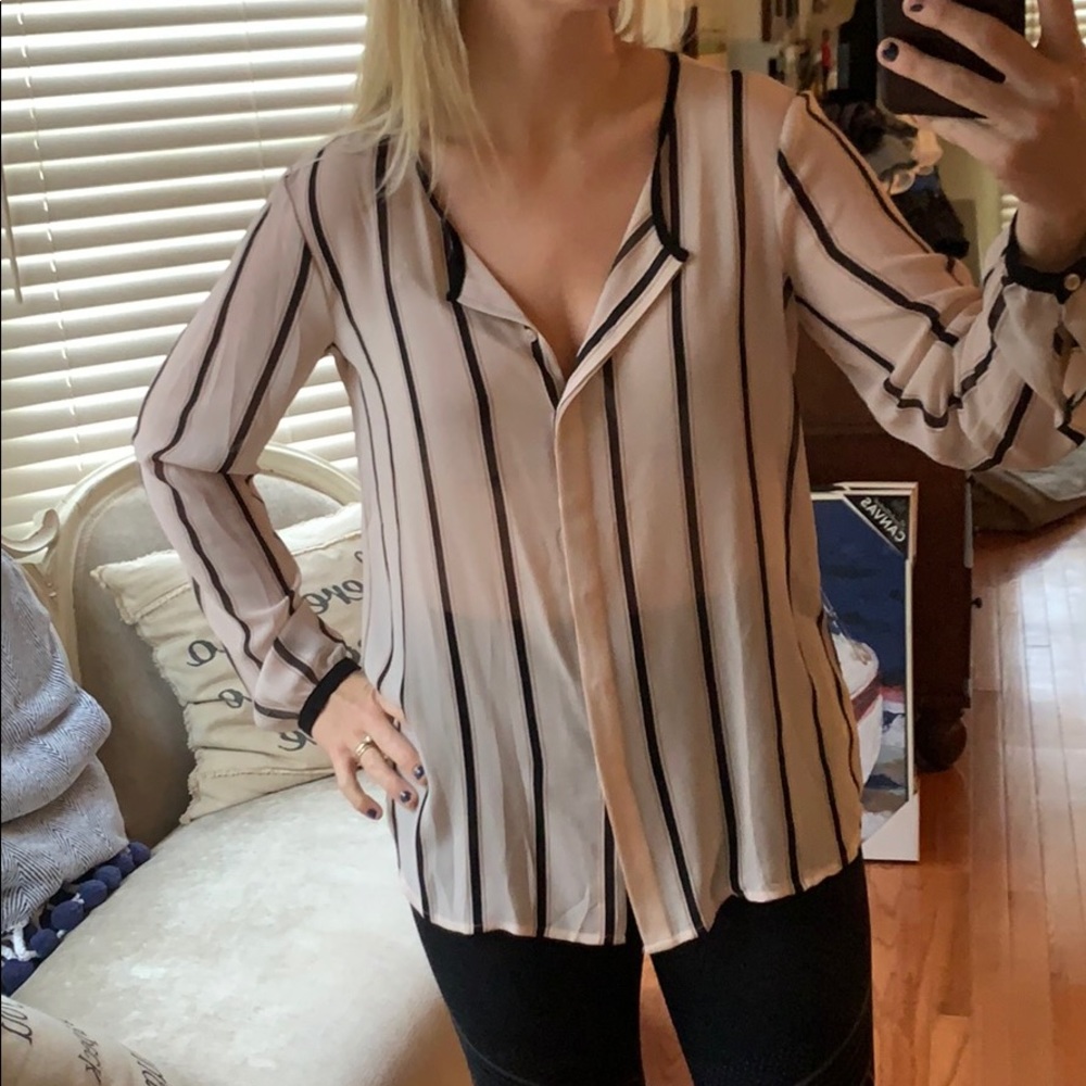 NWT LOFT striped blouse